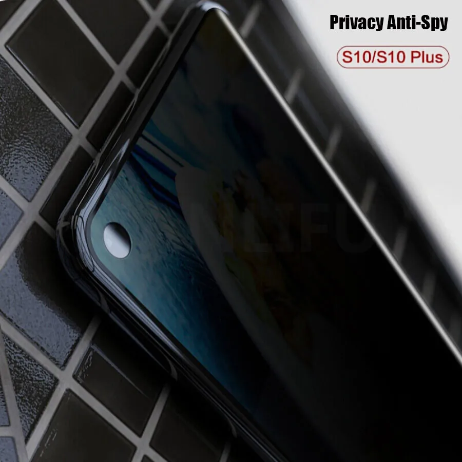 3D Privacy Screen Protector For Samsung Galaxy Note 10 20 S10E S10 S20 S21 S22 S23 Plus S24 Ultra FE Anti Spy 9H Tempered Glass