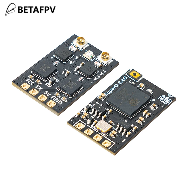 BETAFPV SuperD ELRS 2.4GHz / 915MHz Diversity Double Channel Receiver CRSF Protoco for RC FPV Long Range and Freestyle Drones