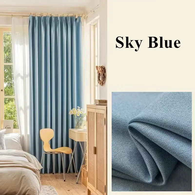 310 cm Höhe 75–90 % Verdunkelungsvorhänge für Wohnzimmer, einfarbig, passender Klang, reduziert Beige, Schlafzimmervorhänge nach Maß – Detail 22
