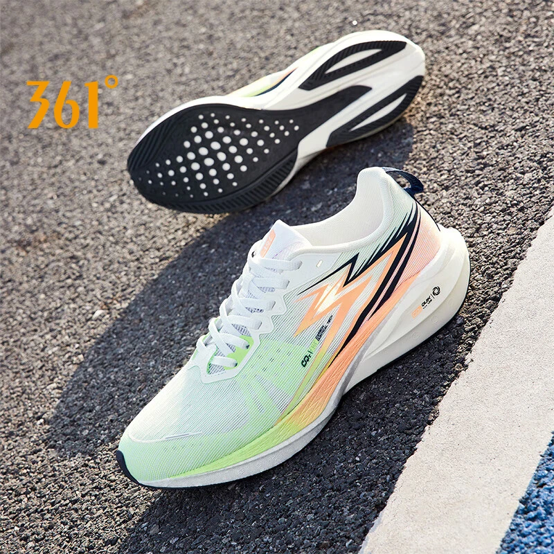 

361 Degrees Fast Wind CQT Men Durable Shock Absorbing Soft Sole Breathable Lightweight Sports Running Sneakers Male 572422229