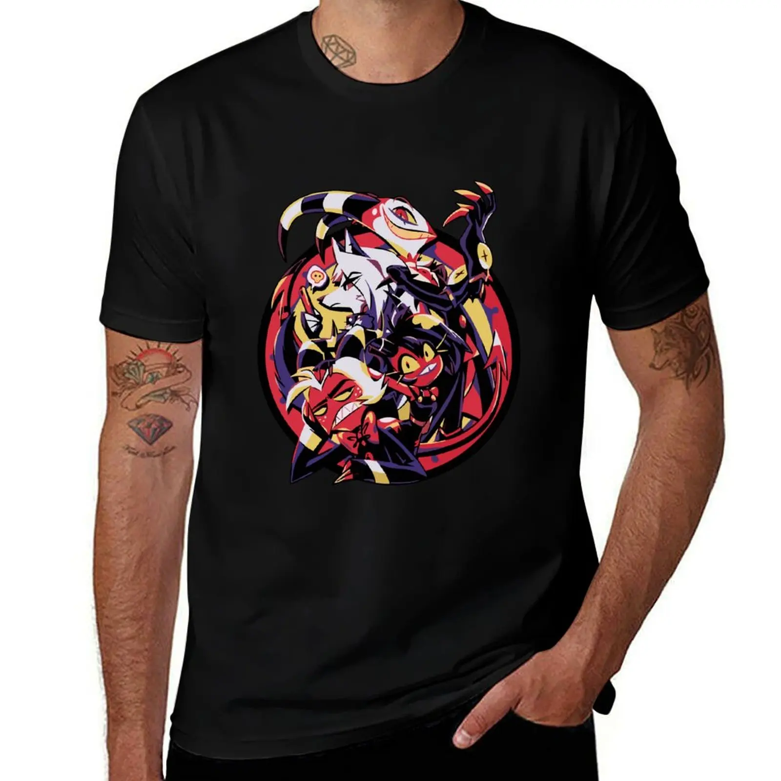

Helluva Boss T-Shirt customizeds anime stuff mens plain t shirts