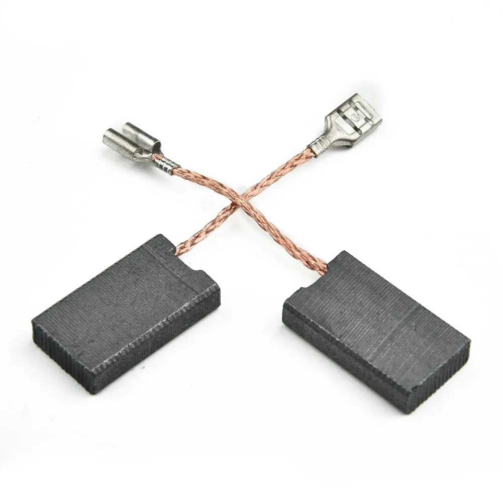 2PCS Carbon Brushes 6.3x16x26mm Carbon Metal Material Anti-wearing For Metal Dust Remove Maintenance Tool Hand Tool Accessories