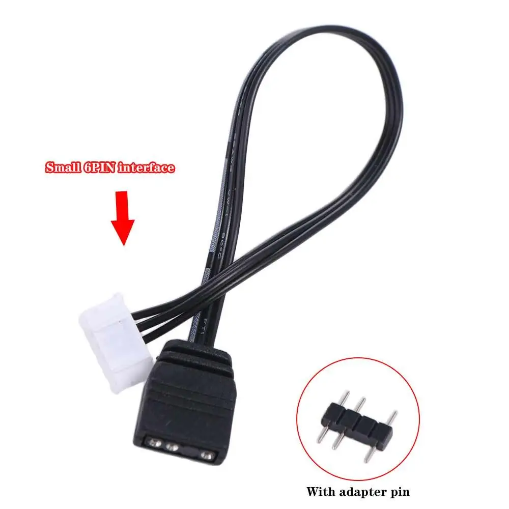 4pin Converter With Adapter Pin Fan Controller Adapter Cable Fan Converter Cable Fan 3pin Fan Cable 3pin To 4pin 6pin Adapter