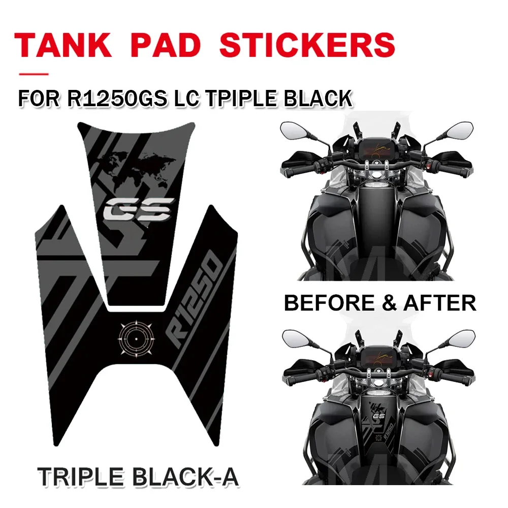 For BMW R1250GS R1250 GS ADV R 1250 GS Adventure 2019-2022 2023 Fuel Tank Pad Sticker Gel Sticker Protection Decorative Decals