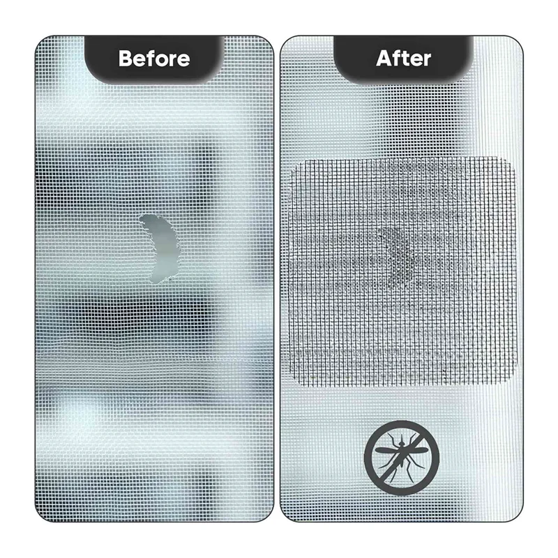 

AEE6-14 Sheets Window Screen Patches Repair Kit, 3 Sizes Window Screen Repair Kit For Mesh Screen Door, Screen Repair Tape