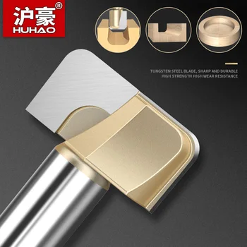 HUHAO-fresa de carburo de tungsteno de alta calidad, brocas de enrutador de vástago de 1/2 pulgadas, herramientas de carpintería para limpieza de fondo de madera