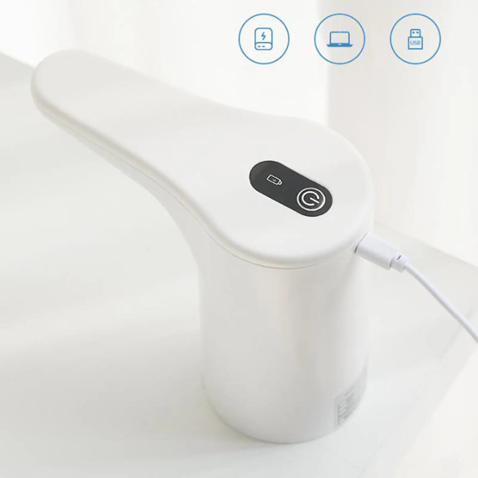 Электрический насос для питьевой воды, автоматический бесшумный Перезаряжаемый для кемпинга