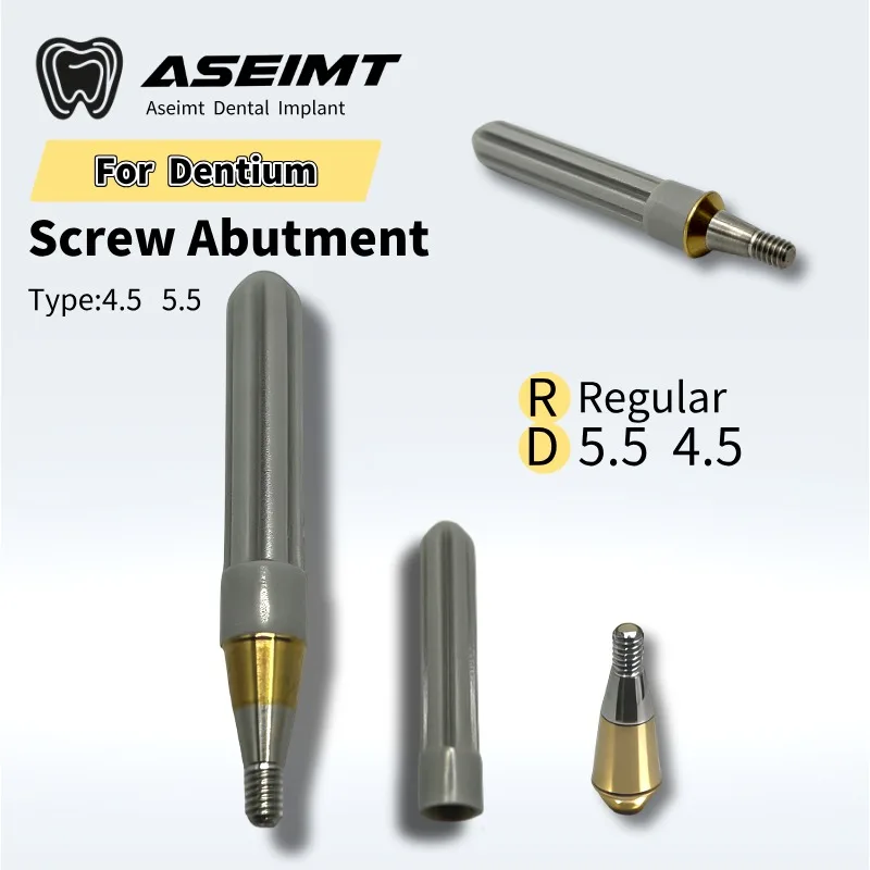 

Dental for Dentium Compatible Titanium Dental Abutment Multi-Unit Straight for Full Arch Restoration OEM Custom Abutments