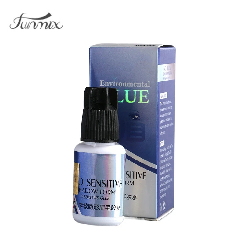 10ml Professional Grade Eyebrow Extension Glue Strong Clear Eyebrow Glue  Tasteless And Non-irritating Keep 30days