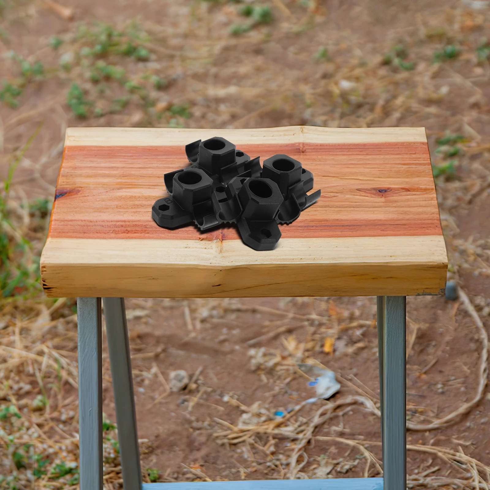 

4Pcs Table Leg Brackets Professional Furniture Leg Mounting Plates for DIY Projects and Furniture Legs Flat Mounting Connectors