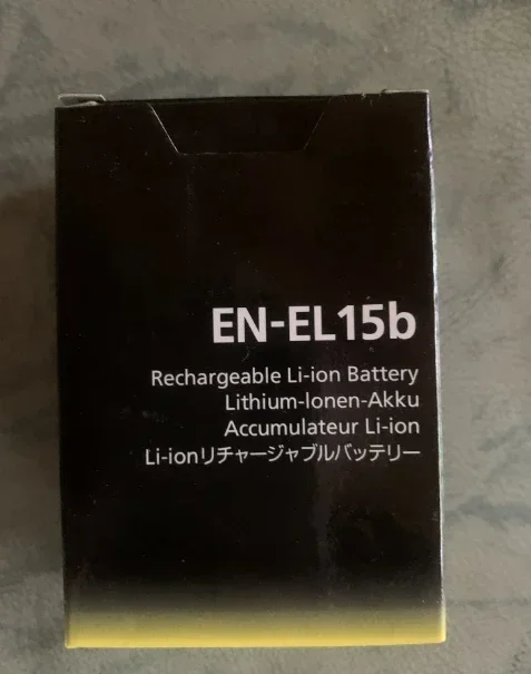 Batteria per fotocamera 1900mAh 7.0V EN-EL15b EN EL15b per batteria Nikon DSLR Z6 Z7 D850 D810 D750 D610 D7500 D7200