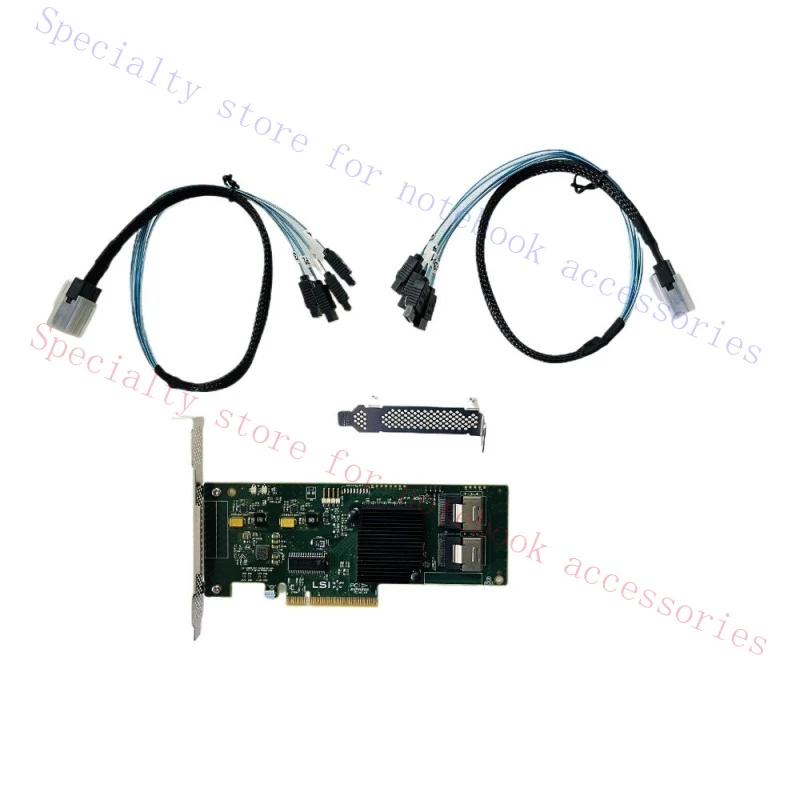 

R+ FOR LSI 9211-8i 6G HBA SAS2008 P20 IT Mode ZFS FreeNAS unRAID+2* SFF-8087 4*SATA US