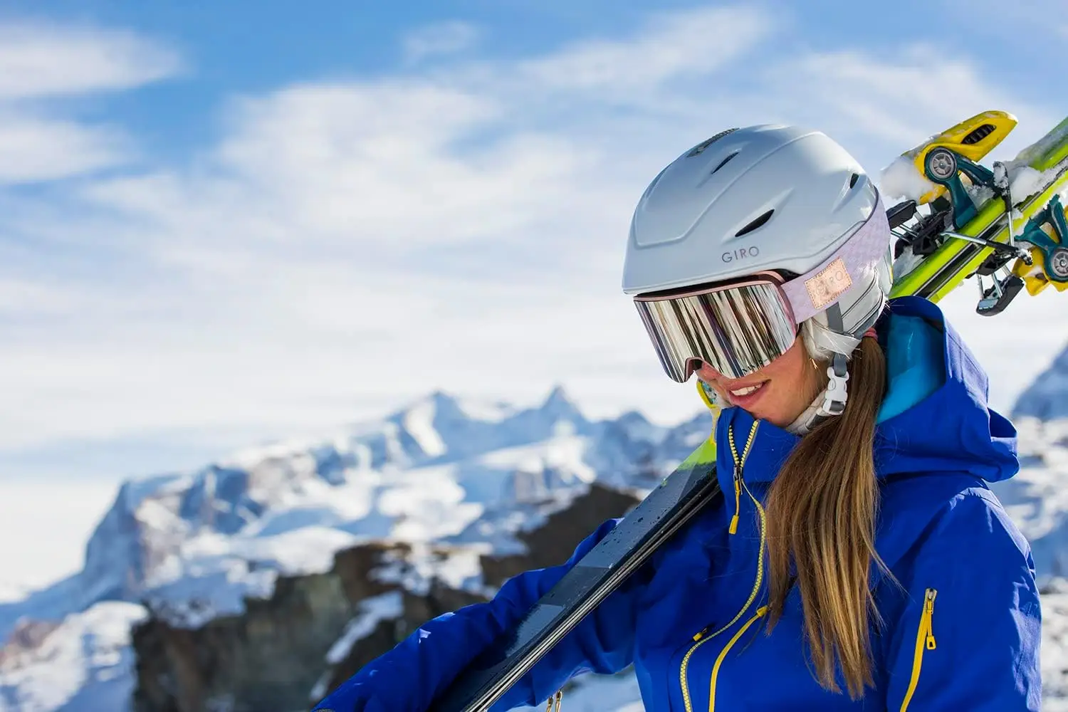 Giro Ella kacamata Ski Snowboard untuk wanita perubahan cepat dengan 2 lensa hidup-teknologi ventilasi anti-kabut-OTG