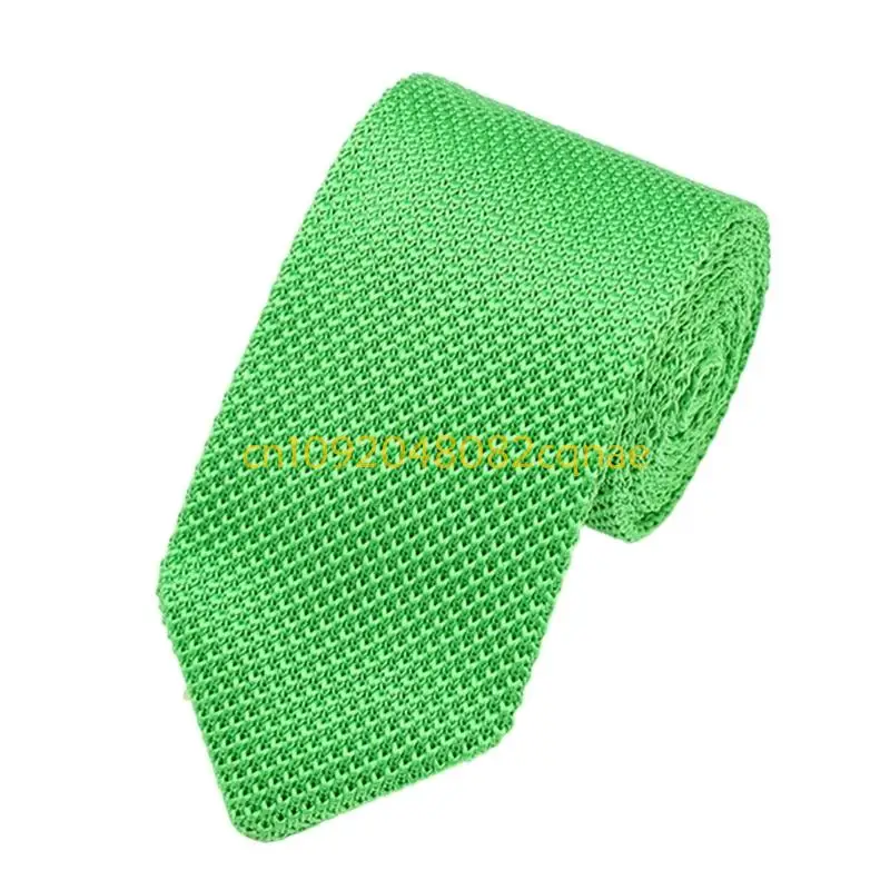 Elegant Knitted Neck Tie Color Tie Adjustable Neckwear for Professional Daily Outfit Formal Occasion Dressingup