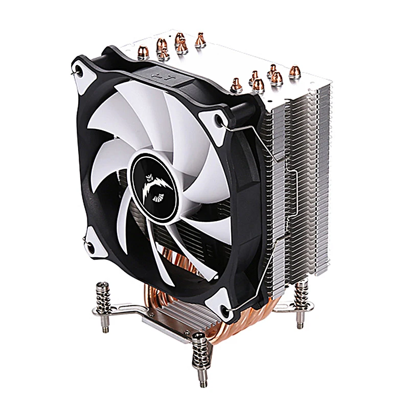 Imagem -03 - Qiuzaim Eficiente Cpu Cooling Fan Cpu Rapid Cooler Instalação Refrigerada a ar 120 mm Heat Pipe Lga2011 X79 X99 2066 e5 e3 2099 X299