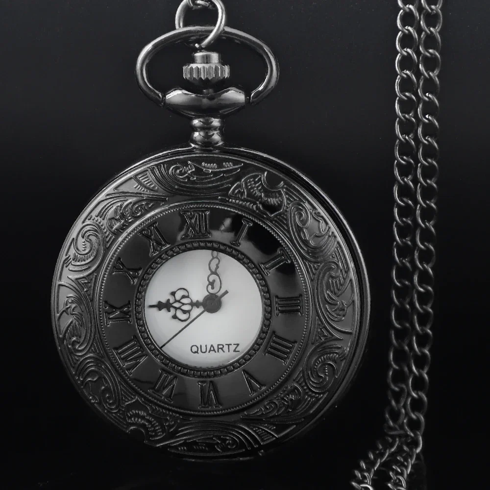 الطلب الروماني ريترو كوارتز ساعة الجيب خمر قلادة قلادة للجنسين ساعة للرجال النساء الأطفال هدايا فريدة من نوعها #1