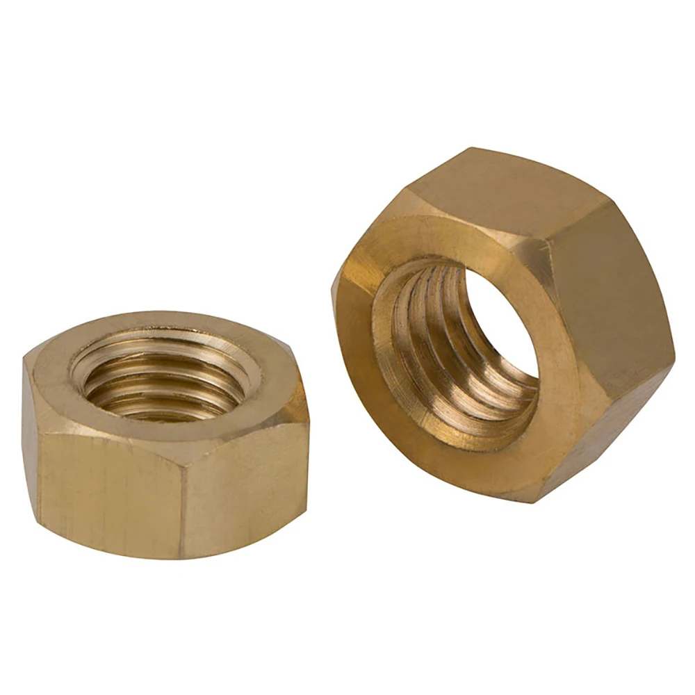 GB6170 صواميل سداسية نحاسية 2 #   3 #   4 #   5 #   6 #   8 #   10 #   12 #   1/4-20 5/16-18 3/8-16 7/16-14 1/2-13 5/8-11 3/4 UNC/UNF الموضوع DIN934 #3