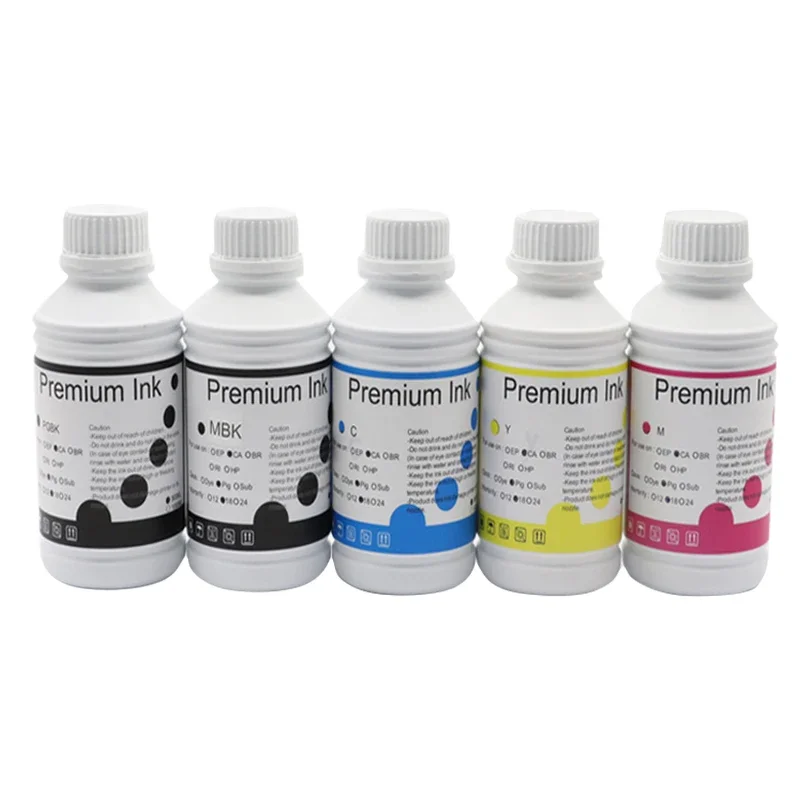 Imagem -05 - Tinta de Pigmento para Canon Pfi120 Pfi8120 Pfi320 Tm200 Tm205 Tm300 Tm305 Tm5300 Tm-5305 Tm-5200 Tm-5205 Gp200 Gp-300 500ml