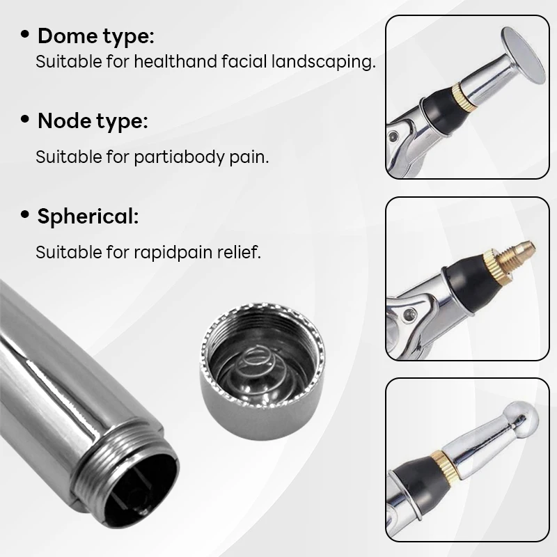 Electronic Acupuncture Pen Acupuncture Point Pen Therapy Electronic Energy Pen Pain Relief Laser Head Back Neck Leg Body Massage