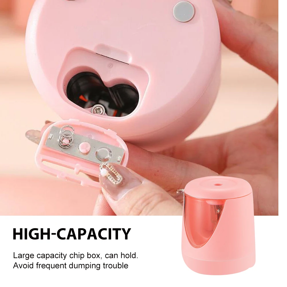 

Electric Auto Pencil Sharpener Operated for Students Teachers Portable Creative Stationery Office Use