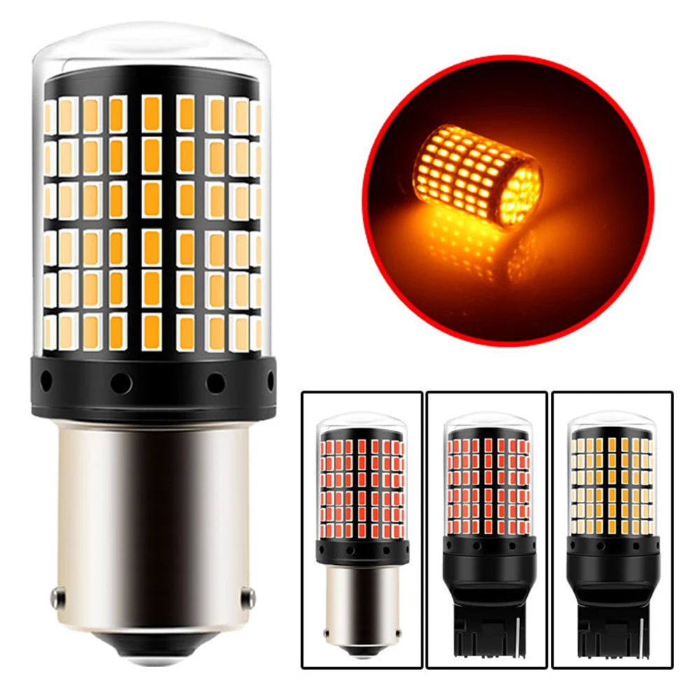 2pcs LED Motorcycle Headlight Bulbs 1200LM 3014 144smd LED Lamps for Yamaha,ATVS YFM350 450 400 660 700 Raptor 12V (BA20D)