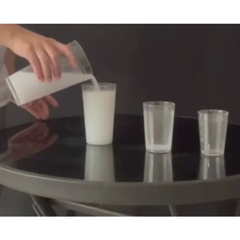 Multiplying Milk Glass Magic Trick - 1 to 3 Cup Transformation Illusion for Bar & Stage Magicians Magia Props Tricks