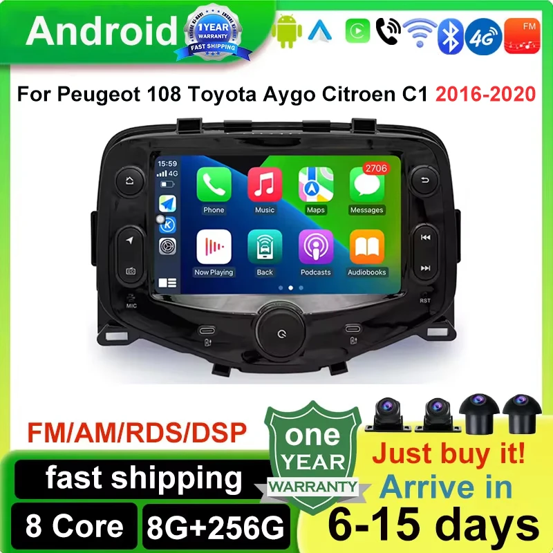 For Peugeot 108 Toy…