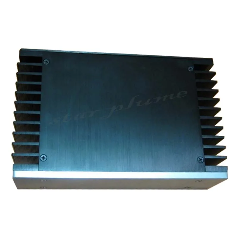 2607 All Aluminum Shell Power Amplifier Chassis Short Body Dual Cooling Power Amplifier Chassis(260*70*166)DIY Case Shll
