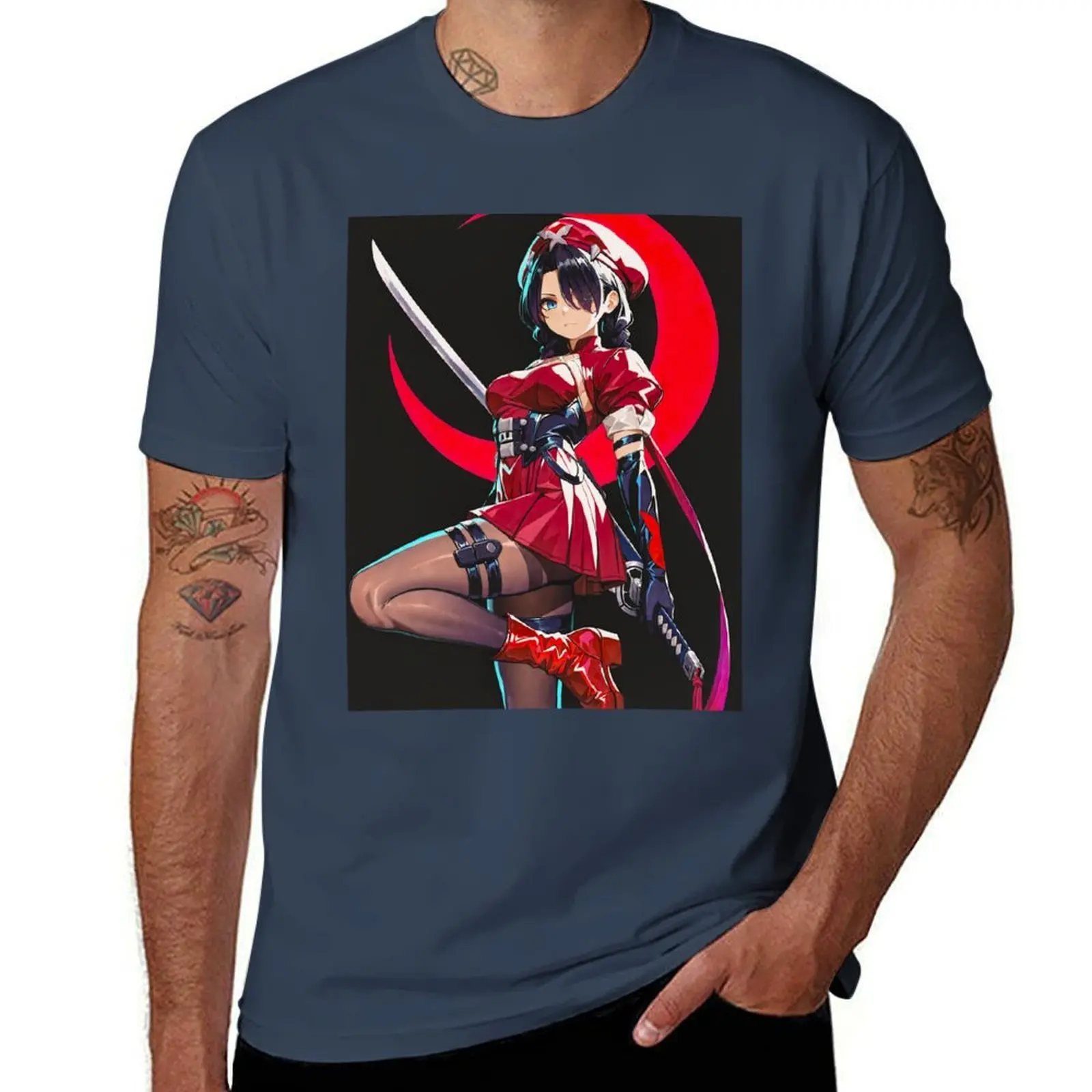

Psylocke Blood Kariudo Gothic Design T-Shirt man t shirt summer man t shirt graphic T-Shirt