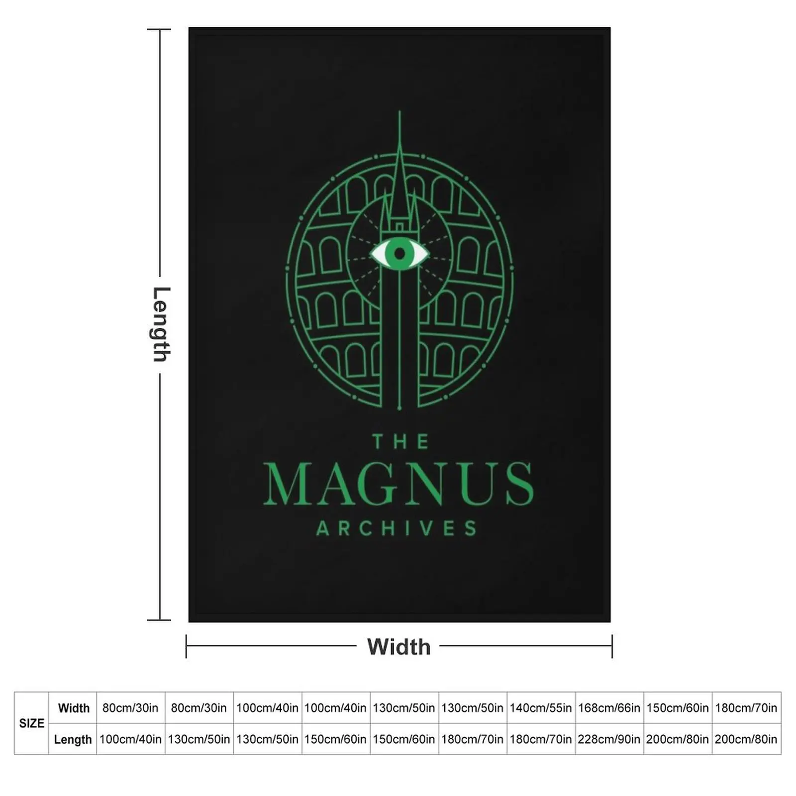 The Magnus Archives - Panopticon Throw Blanket Decorative Sofa Bed linens for sofa Blankets For Sofas Blankets