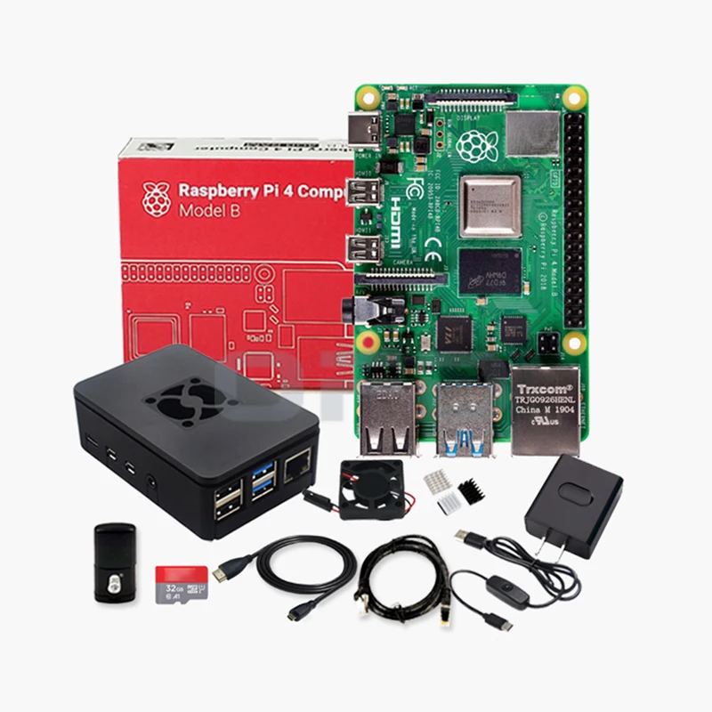Pi 4 Model B 1gb/2gb/4gb/8gb RAM Launcher Basic Kit Official Desktop Launcher Basic Kit Screen Camera Pi 4 Kit