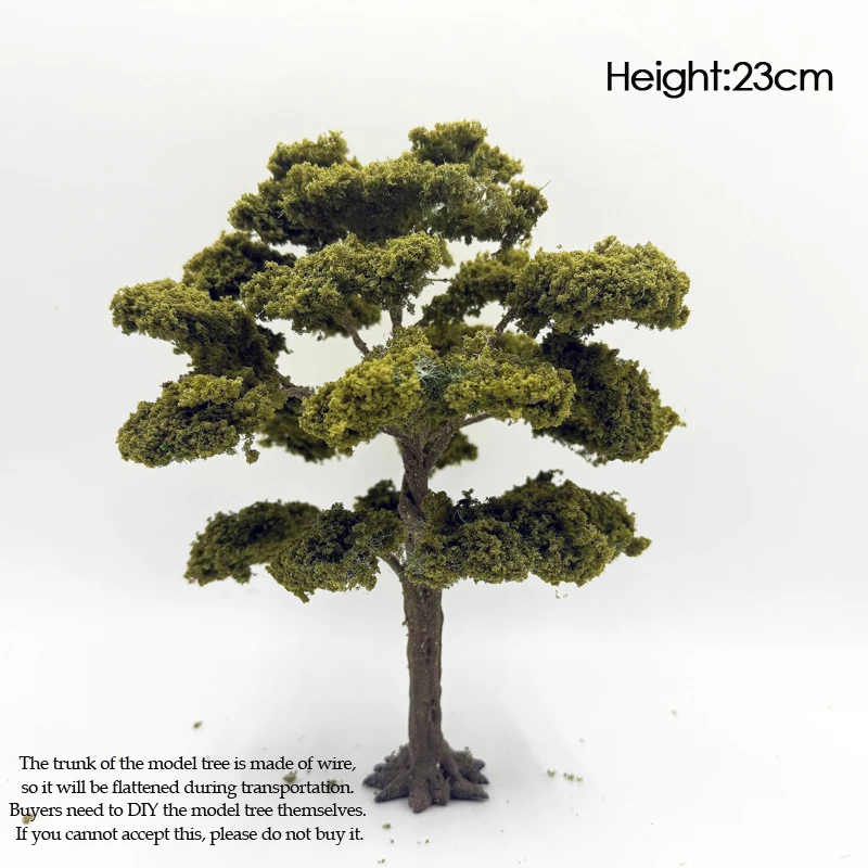 Modelo de árbol de otoño de simulación a escala HO/OO/G, miniaturas de paisaje de jardín, modelo de tren, diseño de ferrocarril, 10-28cm, 1 ud.