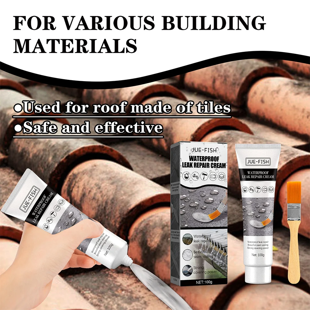 Transparent Glue Sealant Polymer Copolymer Waterproof Roof Repair Gluewater Thermostability for Repair for Roof Wall Tiles Crack