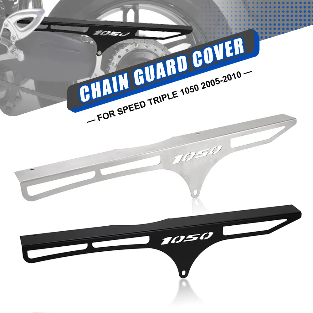 

For Speed Triple 1050 2005 20006 2007 2008 2009 2010 Rear Chain Guard Cover Front Sprocket Guard Speed Triple1050 Accessories