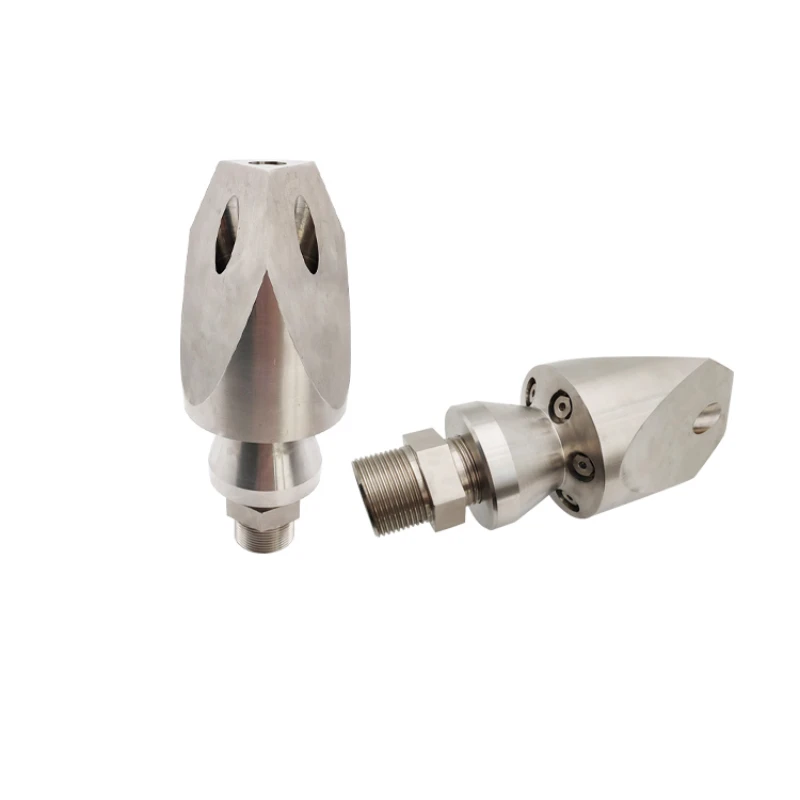 Customized Stainless Steel High Pressure Sewer and Drain Cleaning Nozzle, Sewer jetter rotating nozzle