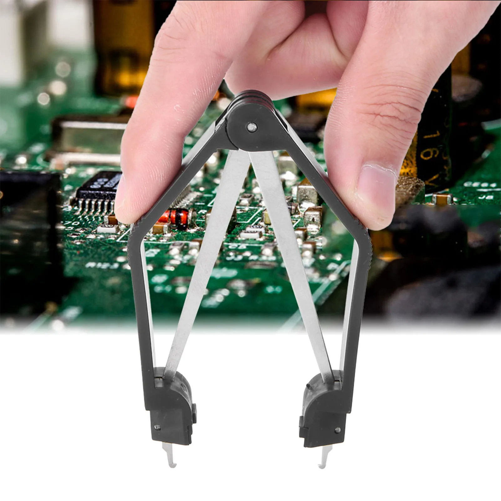 Electronic Tool Motherboard Tool Stainless Steel IC Chip Removing Tool Mother Board Component IC Extractor 105mm Stainless Steel