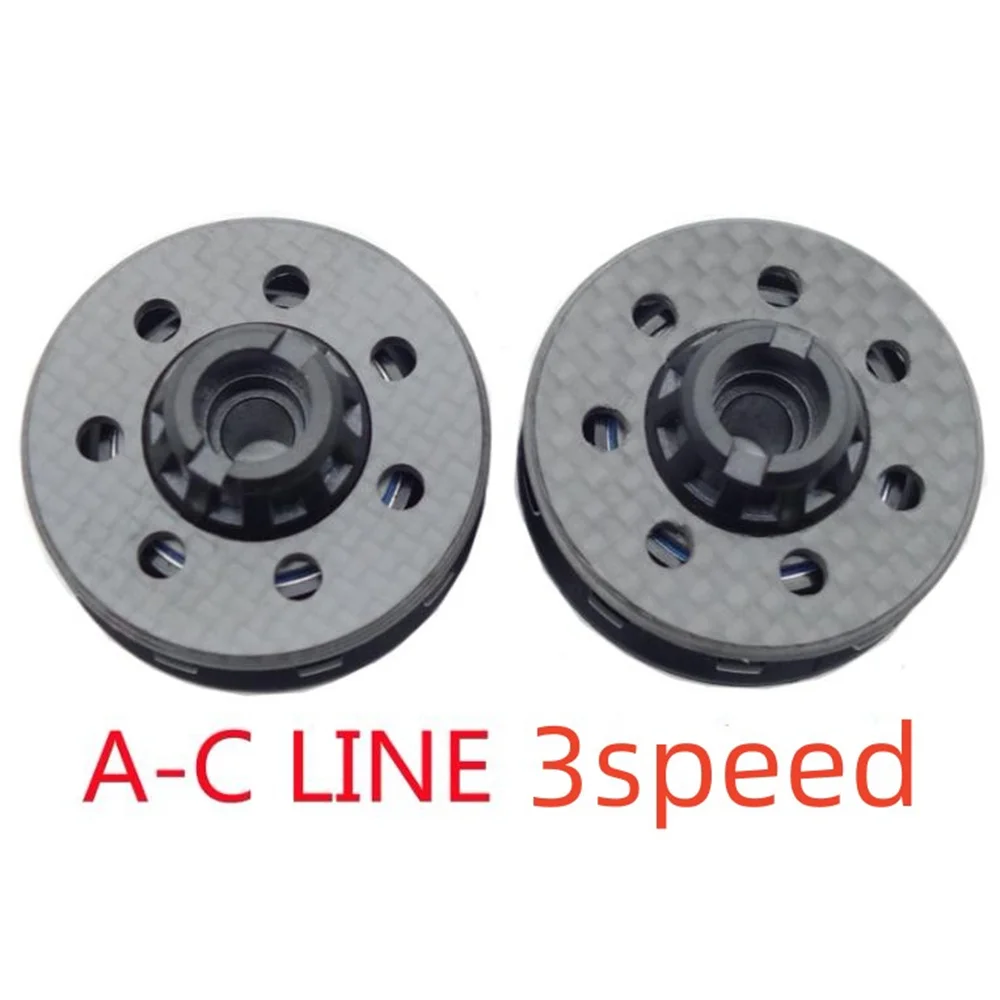 

2 шт. карбоновых шкивов SUNCORD для 3-скоростного натяжителя Brompton, направляющее колесо 10T