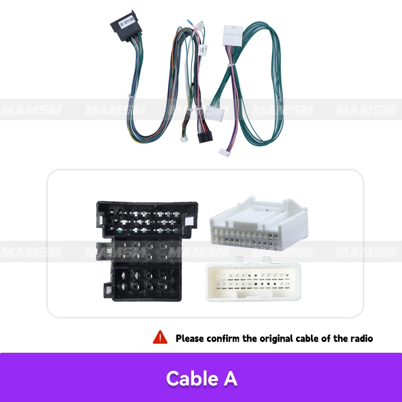 MAMSM  For 2005 Renault Trafic 2 Android car wiring harness Canbus accessory set