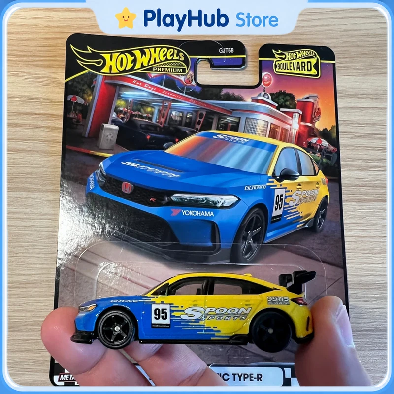 Hot Wheels Metal Diecast Car Boulevard Series Honda Civic Type R FL5 1:64 Scale Diecast Alloy Model Toy Collectors Decor Gift