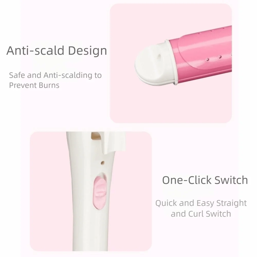 

Professional Ceramic Hair Curler Quick Heating Temperature Control Electric Curls Wand Portable Hair Waver Curlers Salon