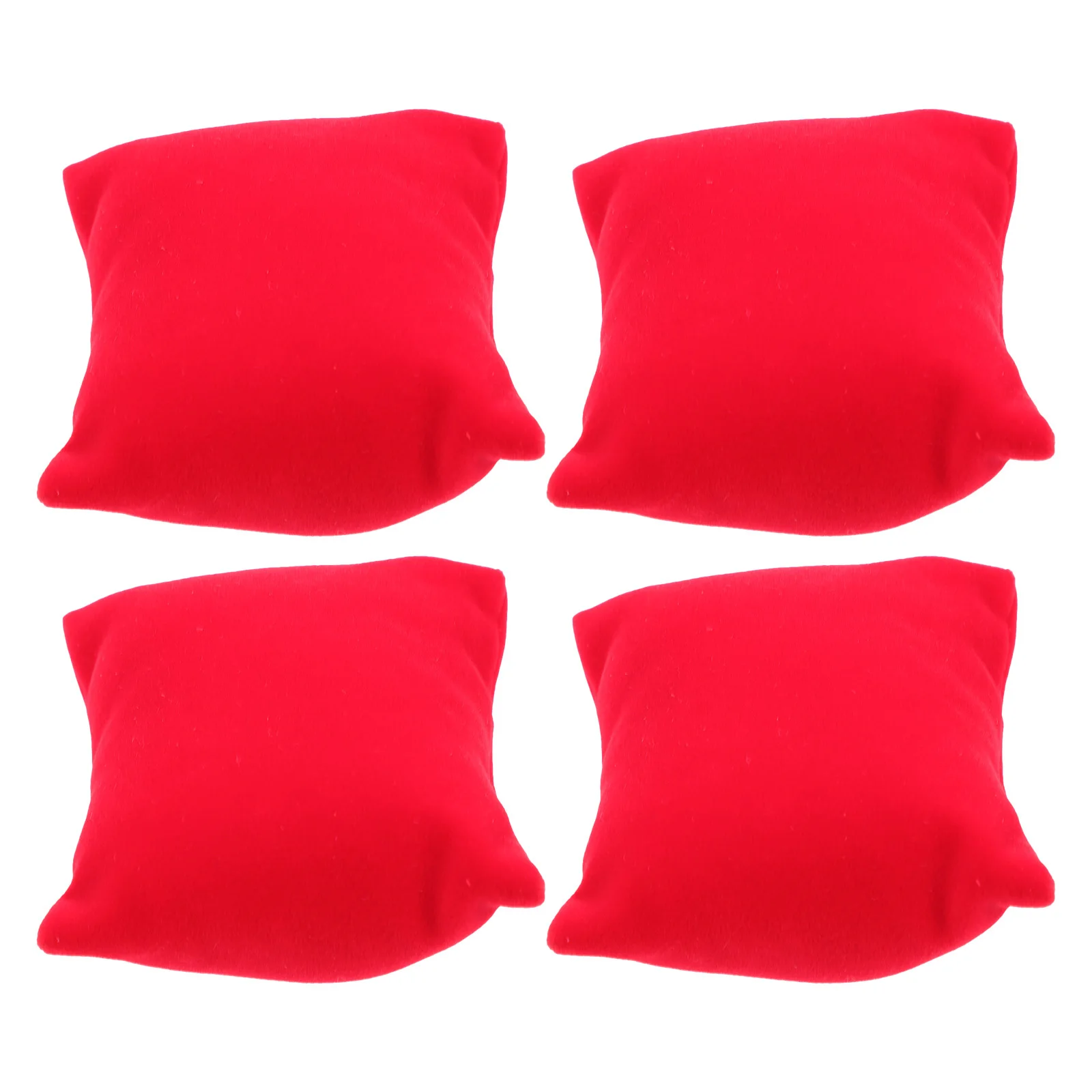 

4 шт., подушки для демонстрации часов, мягкие удобные реквизиты для демонстрации ювелирных изделий, защитный маленький чехол для часов, подушки для браслета, шоу