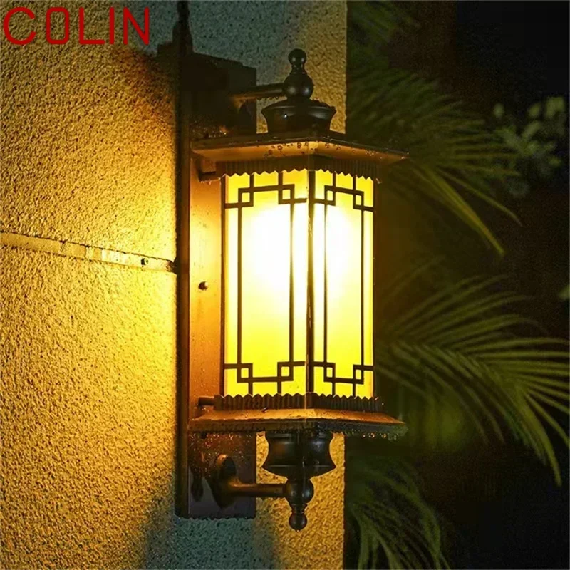 COLIN Outdoor Wall Sconces Light LED Classical Waterproof IP65 Retro for Home Balcony Decoration Lamps