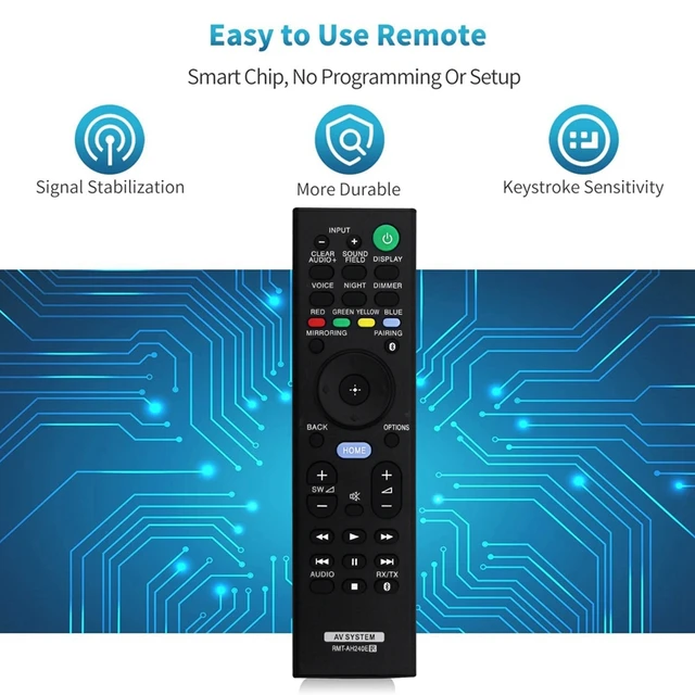 RMT-AH240E Remote Control Replace For Sony Soundbar SA-NT5 SA-WCT790 SA-CT790  HT-XT2 HT-CT790 HT-NT5 RMTAH240E Durable - AliExpress