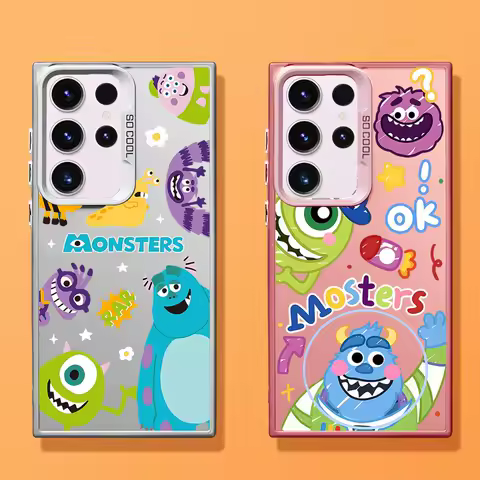Disney Monsters Inc Phone Case for Samsung Note20 20Ultra S23 S22 S20 S24 S25 Plus S20 S23 S21 S24 S23 S25 Ultra S20 S21 S24 FE