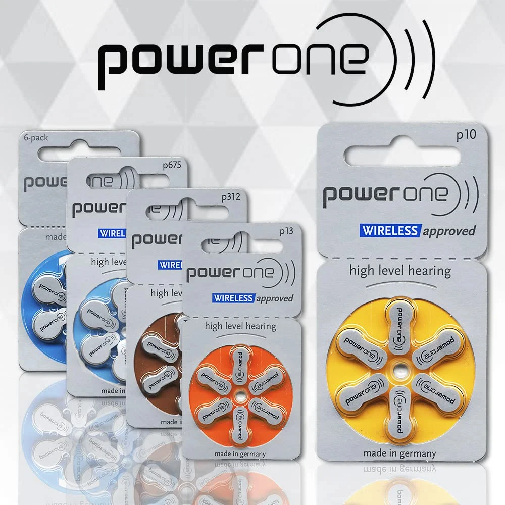 Batería de Zinc Powerone para audífono, 60 piezas, Para ITC CIC 10 P10 10A, envío directo, venta al por mayor