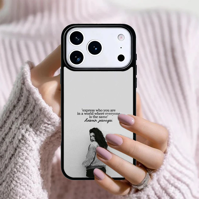 Capa de Celular Estilo Lauren Jauregui (5H Fifth Harmony) para iPhone 17 Air, 16E, 15, 14, 13 Pro Max, 12, 11, X, XR, XS, SE2020, 8 Plus ﻿ ﻿ ﻿ ﻿