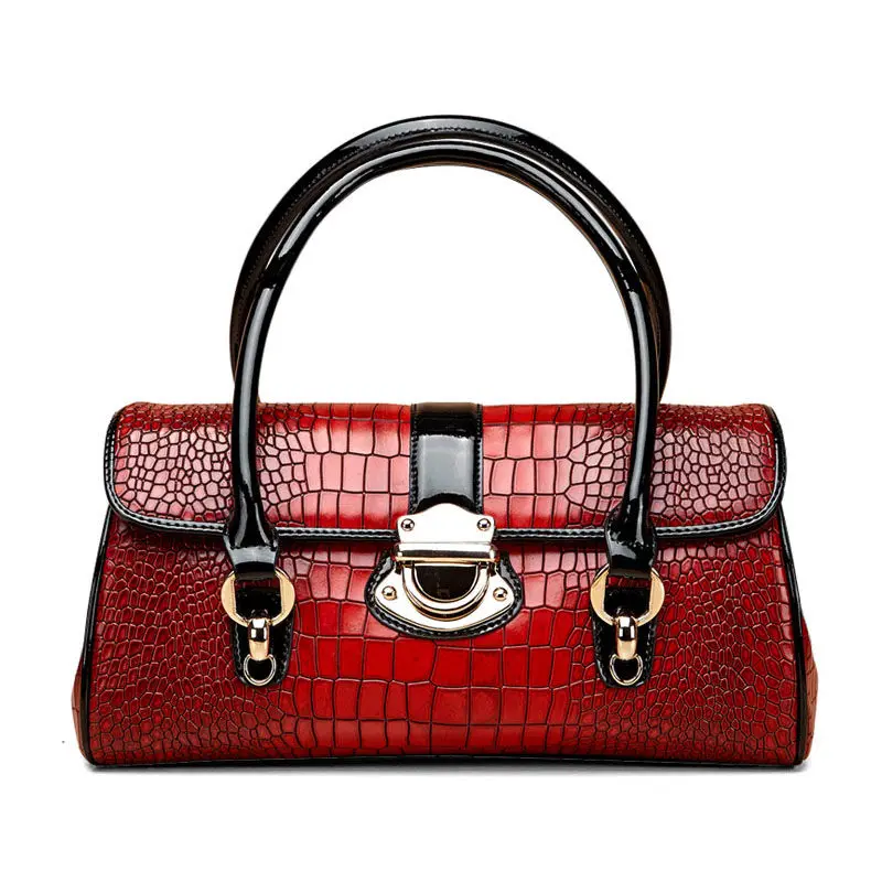 

2023 New Fashion Alligator Women Handbags Cow Genuine Real Leather Ladies Shoulder Bags Female Girl Brand Luxury Crossbody Bag