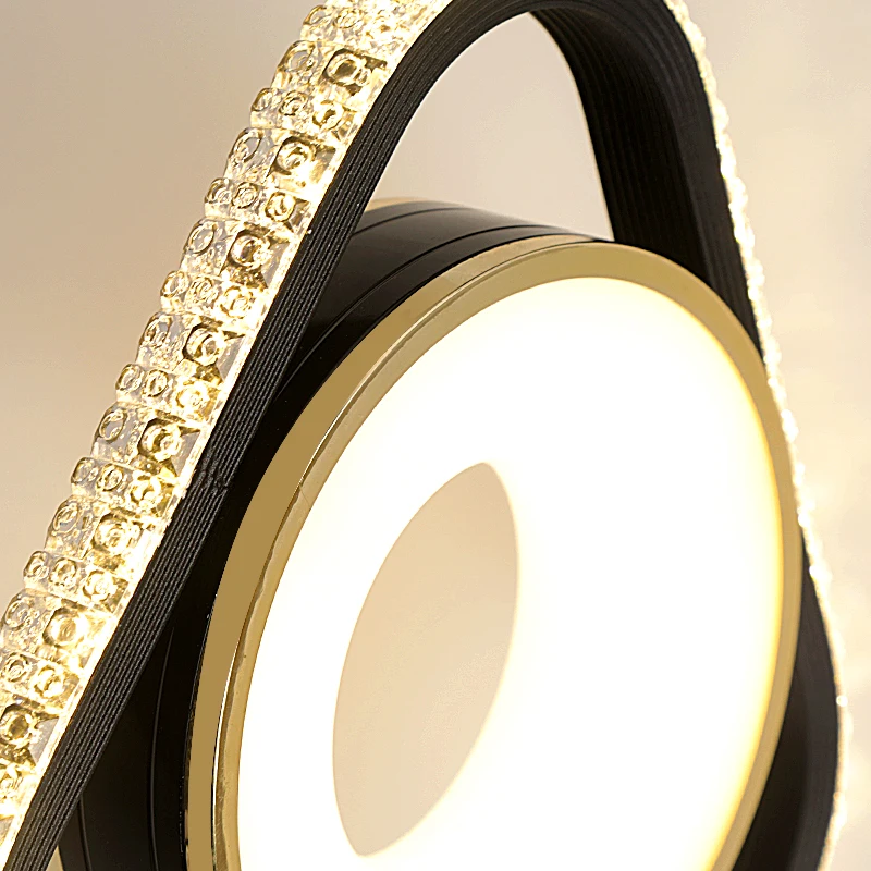 لطيفة ضوء الفاخرة قلادة مصباح الحديثة السرير الثريا غرفة الطعام كريستال مصباح معلق لغرفة المعيشة غرفة نوم ديكور المنزل Lig #5