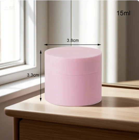 Contenedores de bálsamo labial para crema facial, caja de maquillaje, cubiertas de viaje vacías, tarros de bote cosmético con tapas, botella rellenable, 5/15/20/30/50ml