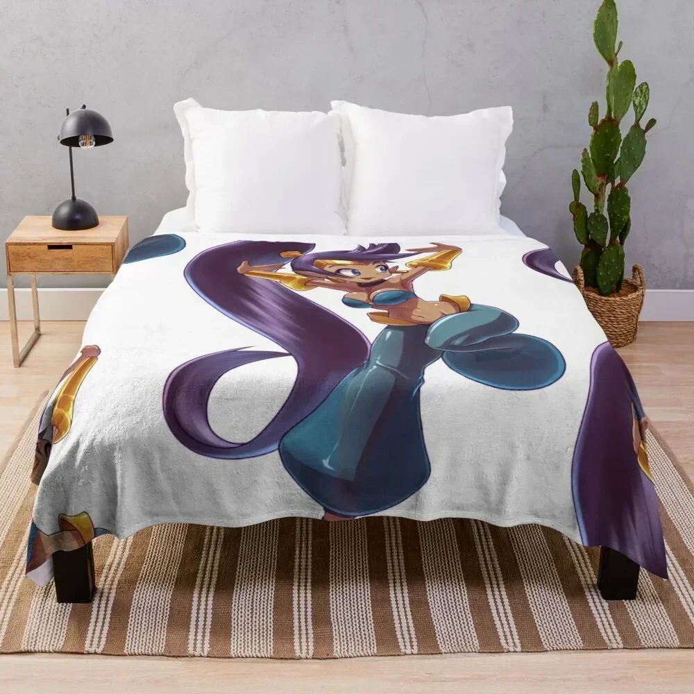

Shantae dancer - blue Throw Blanket Reusable Durable Soft Blanket for All Seasons